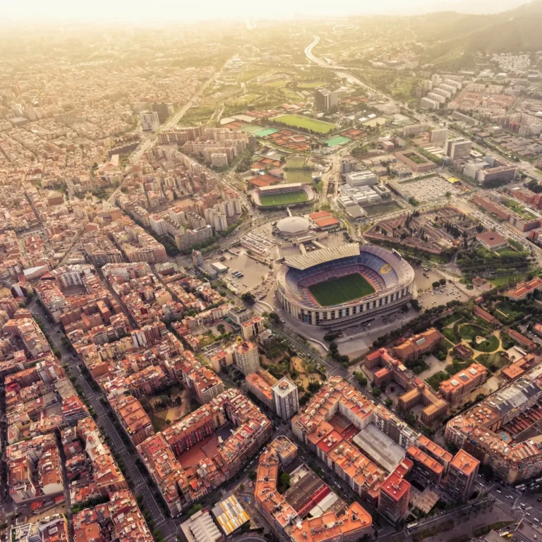 Vista de Les Corts (Barcelona) Vista de Les Corts (Barcelona)